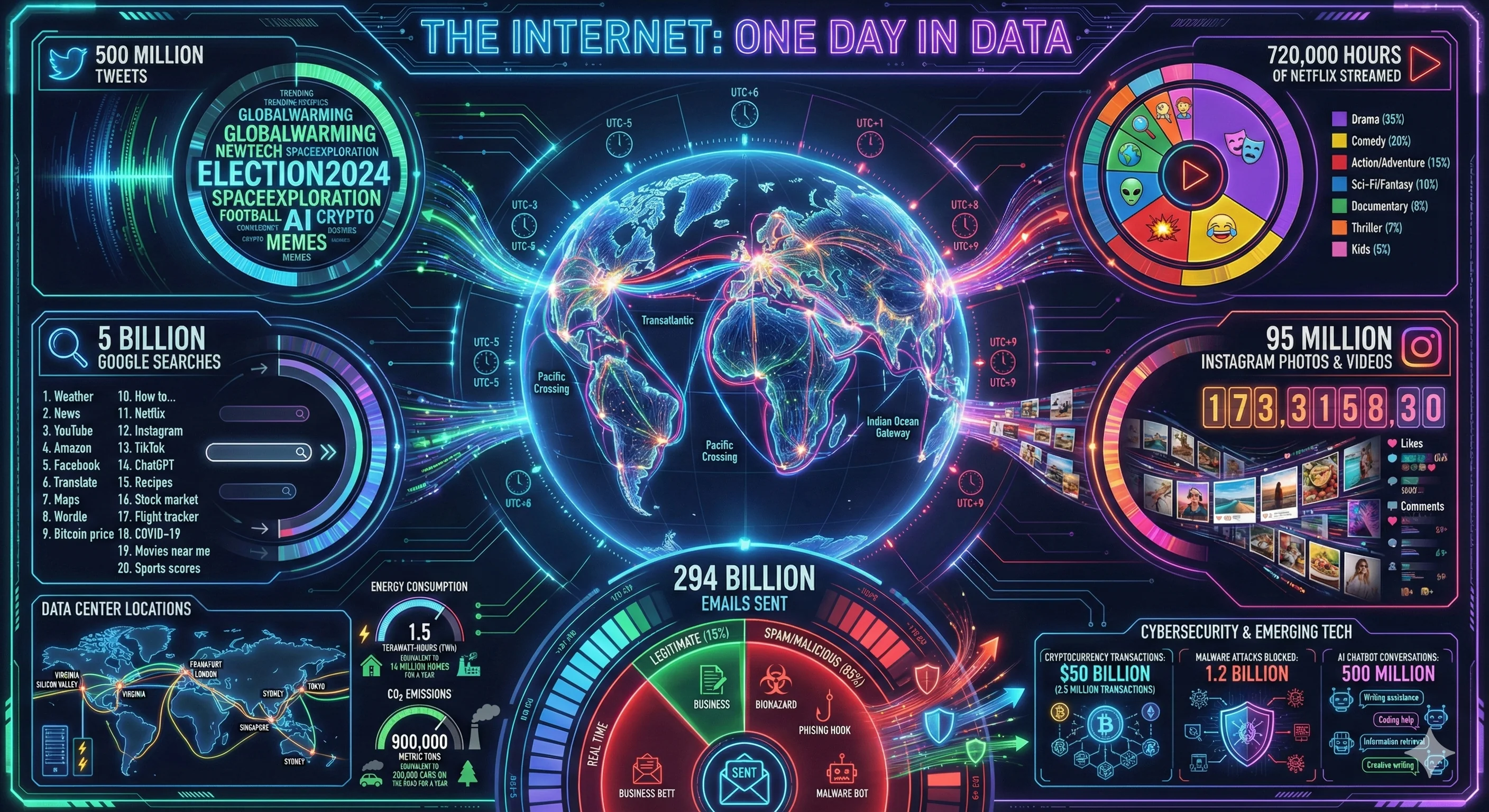 Visualizing the internet: 'Every byte of data within 24 hours'